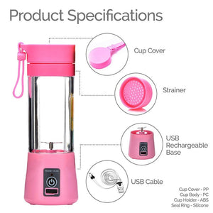 380ml USB Rechargeable Blender Shaker