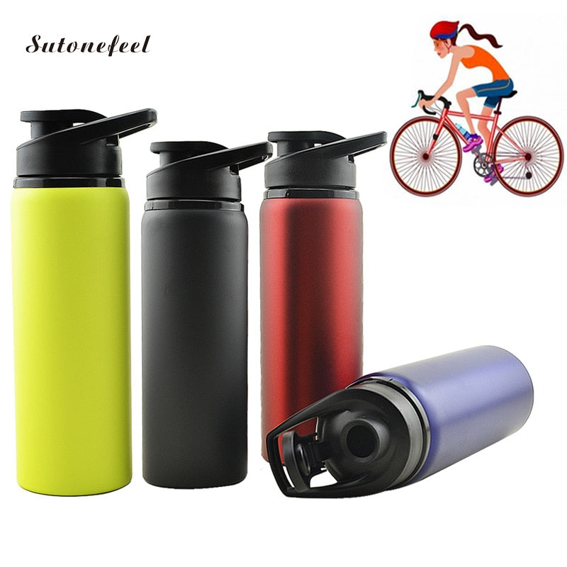 700ml Shaker Water Bottles Stainless Steel